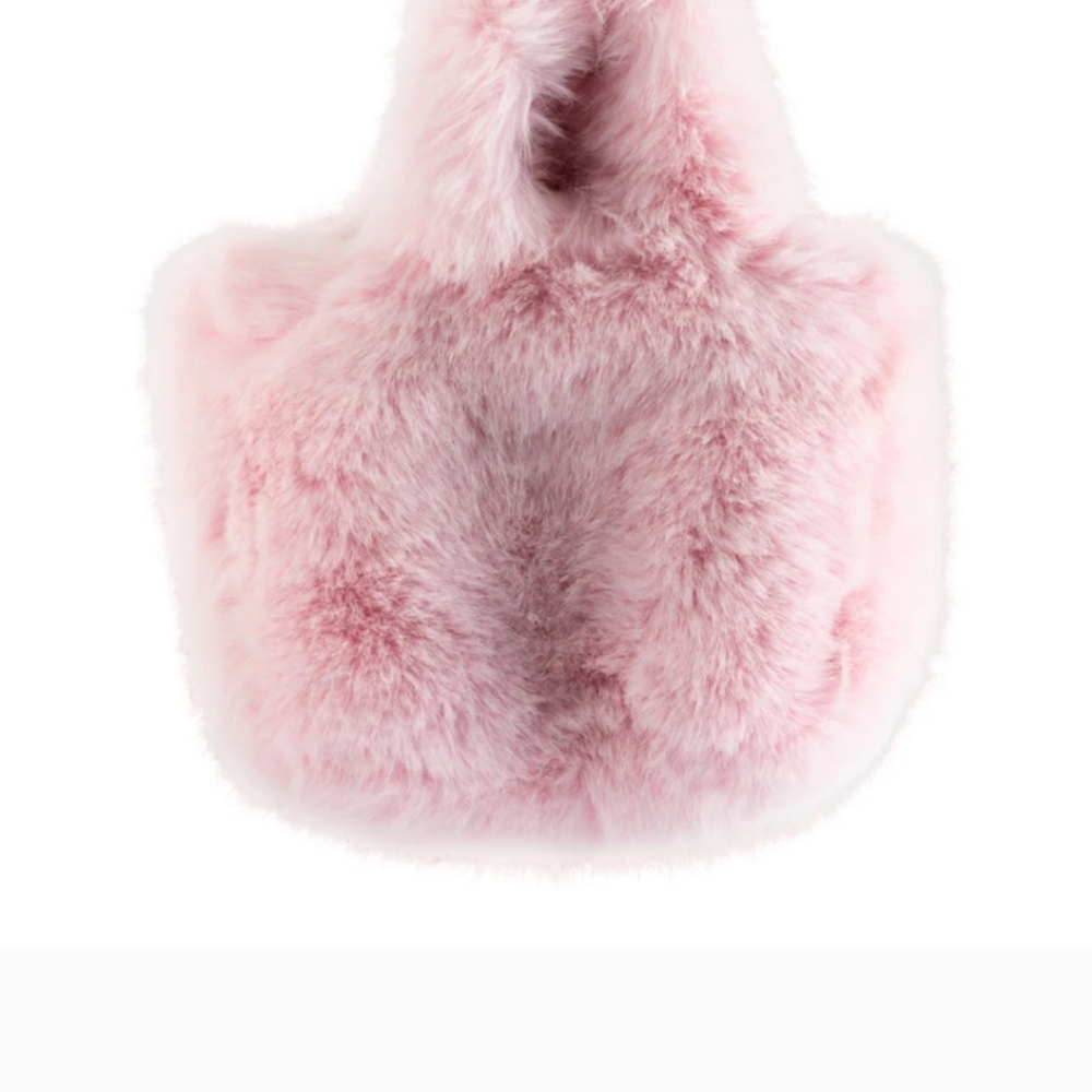 AKIRA Blush Faux Fur Tote